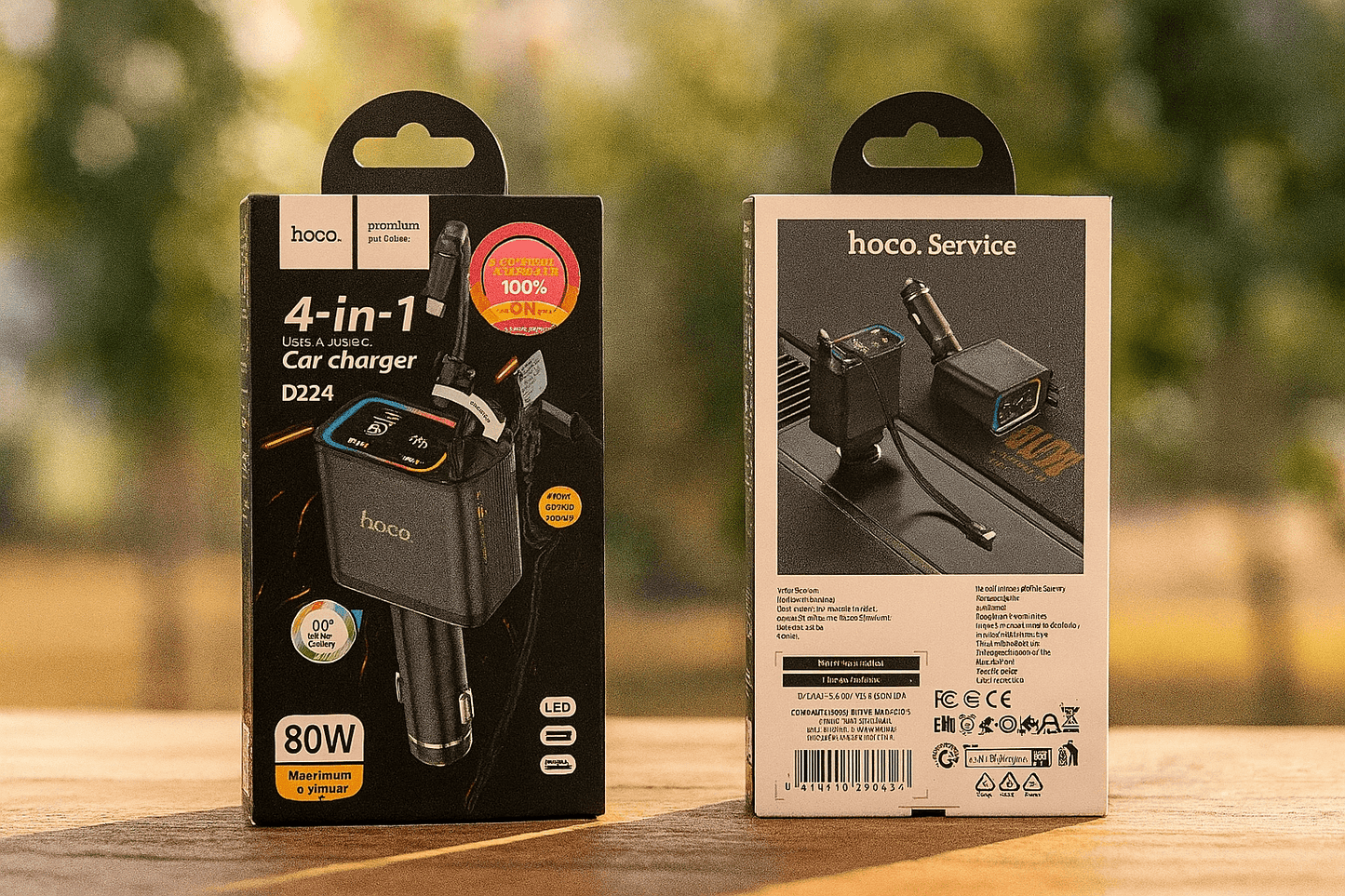 Hoco - 4-in-1 Car Charger