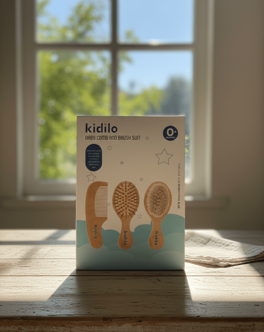 Kidilo - Baby Brush & Comb Set