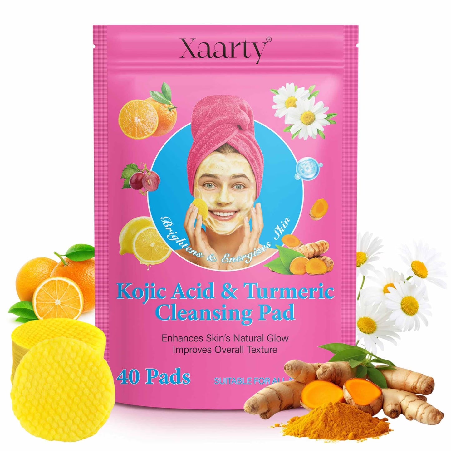 Turmeric Acid Cleaning Pads