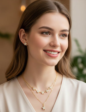 Celestial Star Layered Jewelry Set
